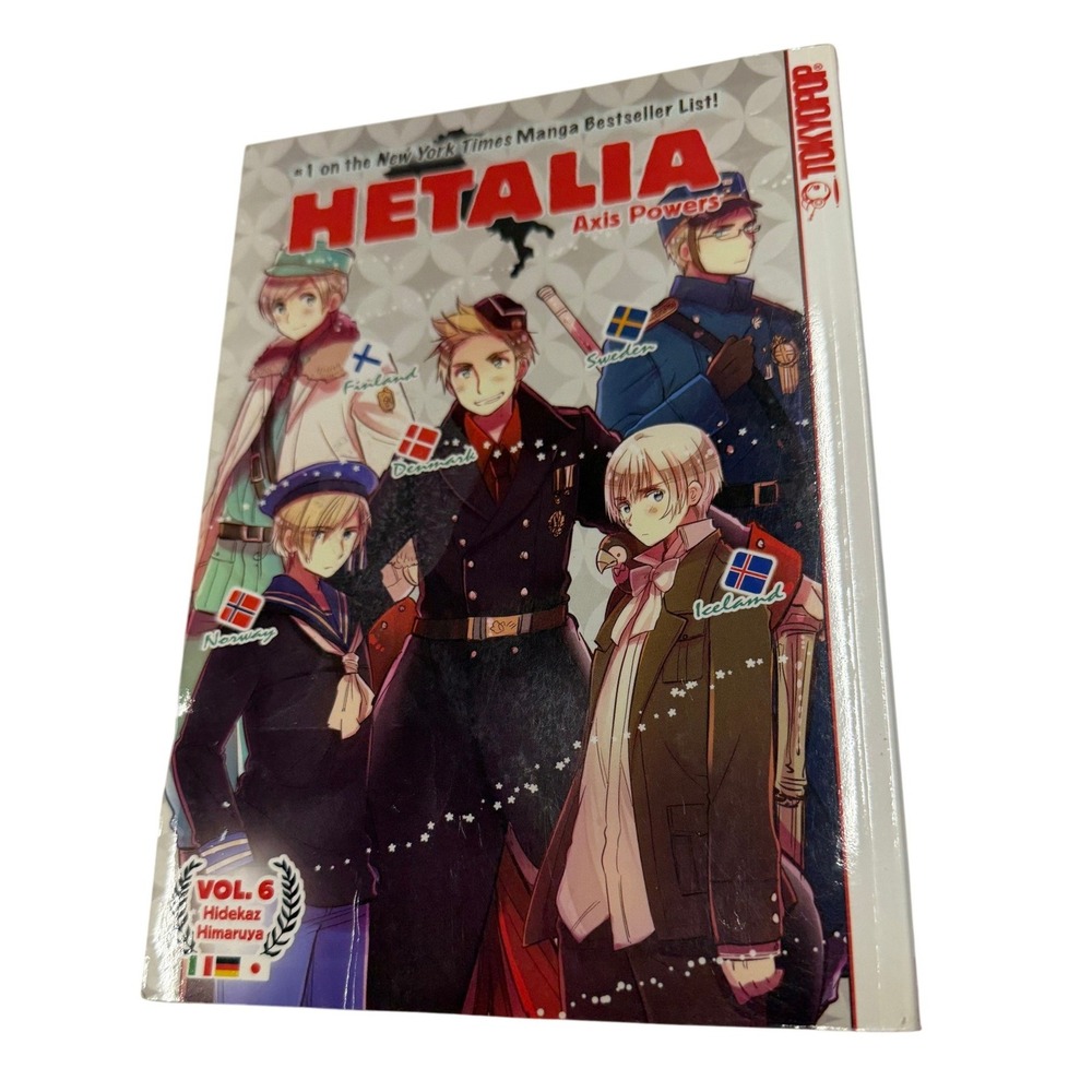 Hetalia Axis Powers Vol 6 Hidekaz Himaruya Tokyopop English Manga Paperback